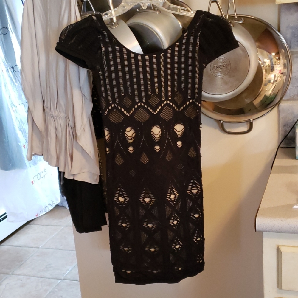 Form fitting nightclub dress